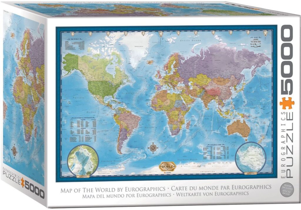 Eurographics | World map  | 5.000 stukjes