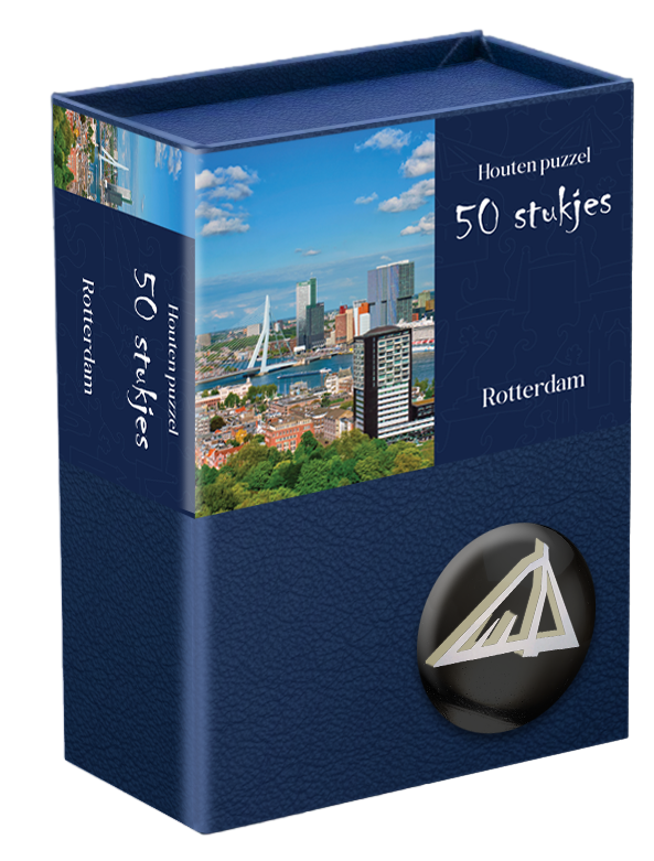 Houten Puzzel Rotterdam | 50 stukjes