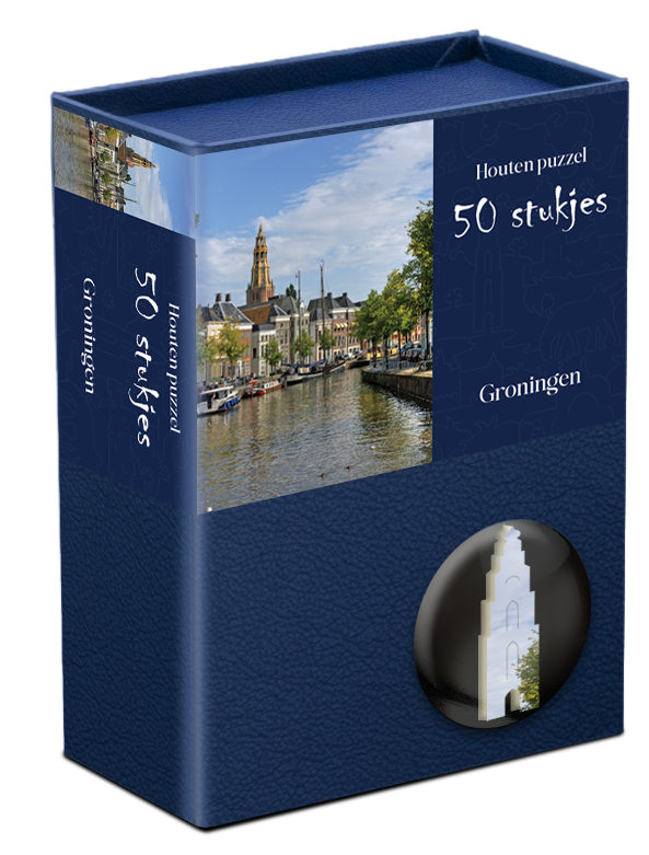 Houten Puzzel Groningen | 50 stukjes