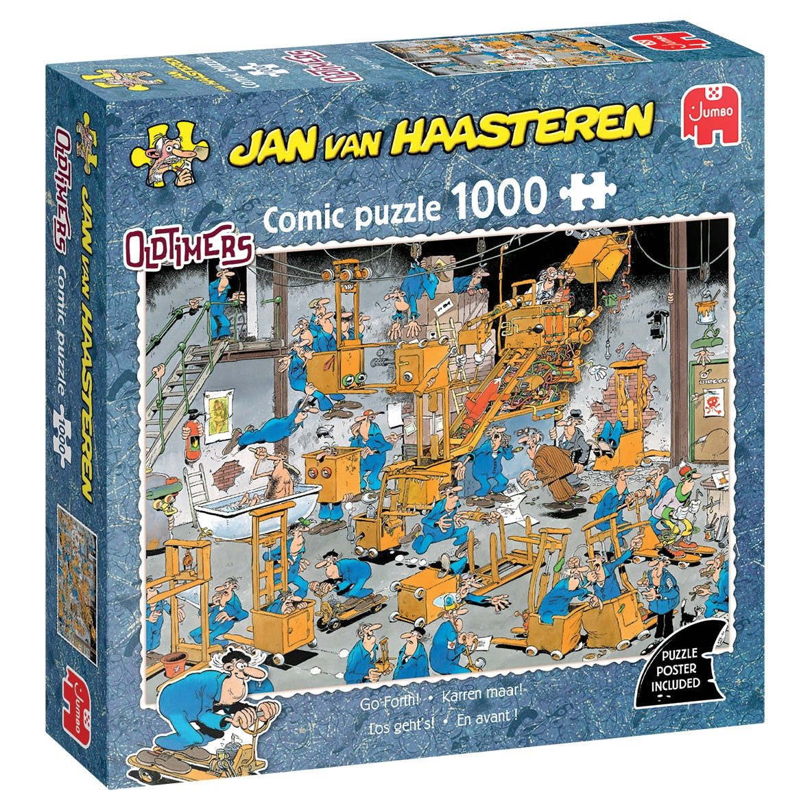 Oldtimers – Karren Maar! | Jan van Haasteren | 1.000 stukjes