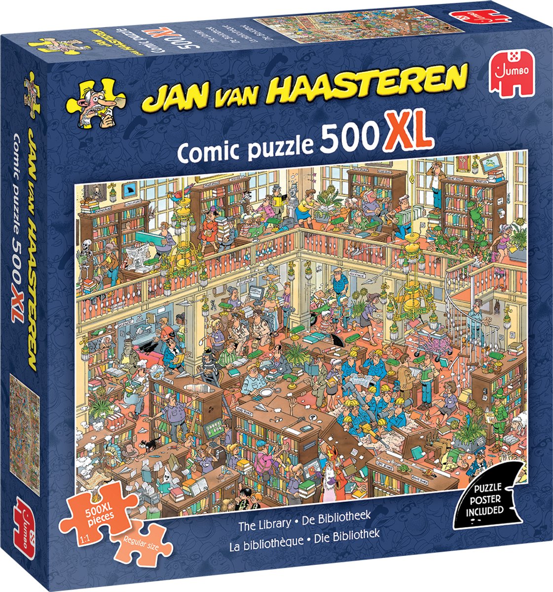 De Bibliotheek  | Jan van Haasteren 500XL | 500 stukjes