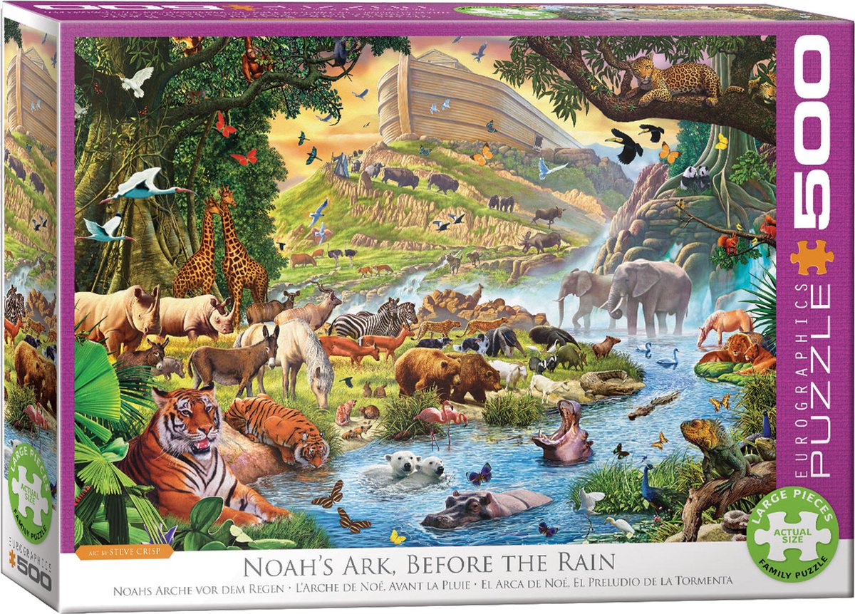 Eurographics | Noahs Ark voor de Regen [Noah’s Ark Before the Rain] | Steve Crisp | 500 XL stukjes