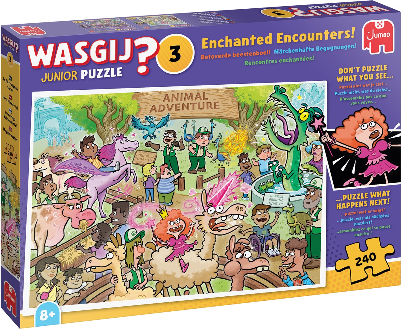 Wasgij Junior 3 | Betoverde beestenboel!  | 240 stukjes