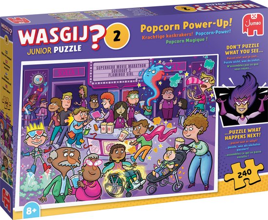 Wasgij Junior 2 | Krachtige kaskrakers!  | 240 stukjes