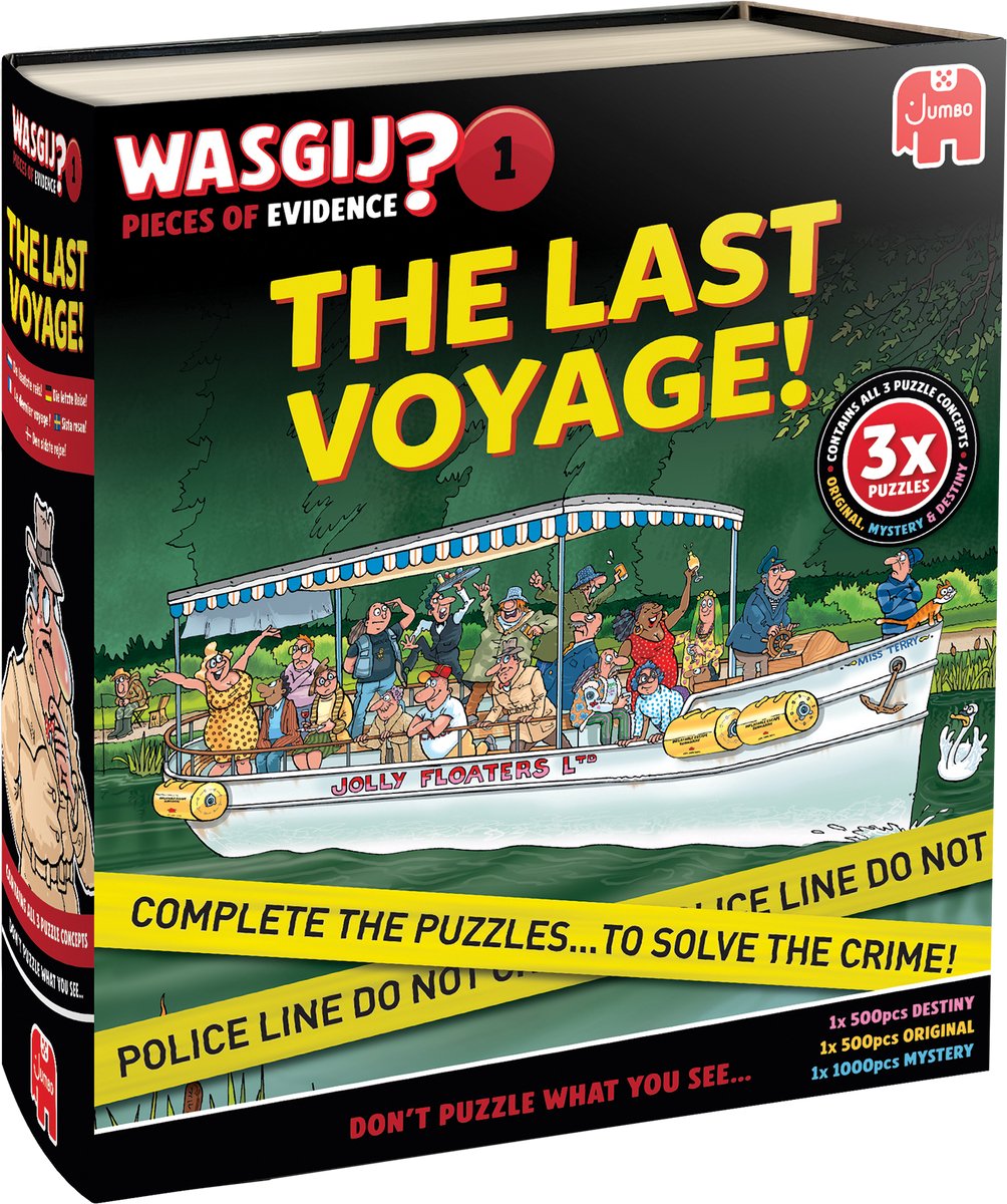 25 Juli 2026 | Wasgij Pieces of Evidence 1 | The Last Voyage! | 2.000 stukjes