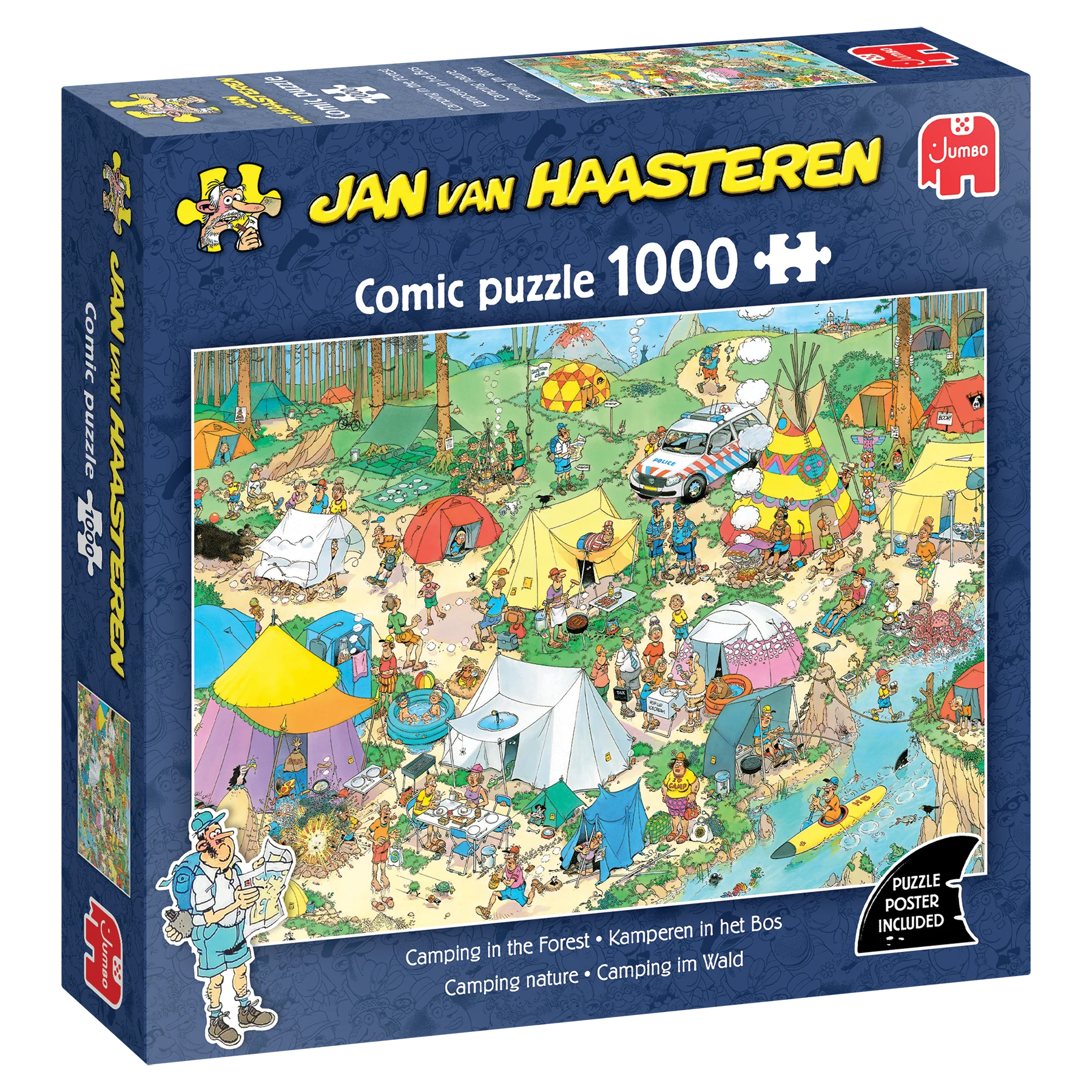 Kamperen in het bos | Jan van Haasteren | 1.000 stukjes